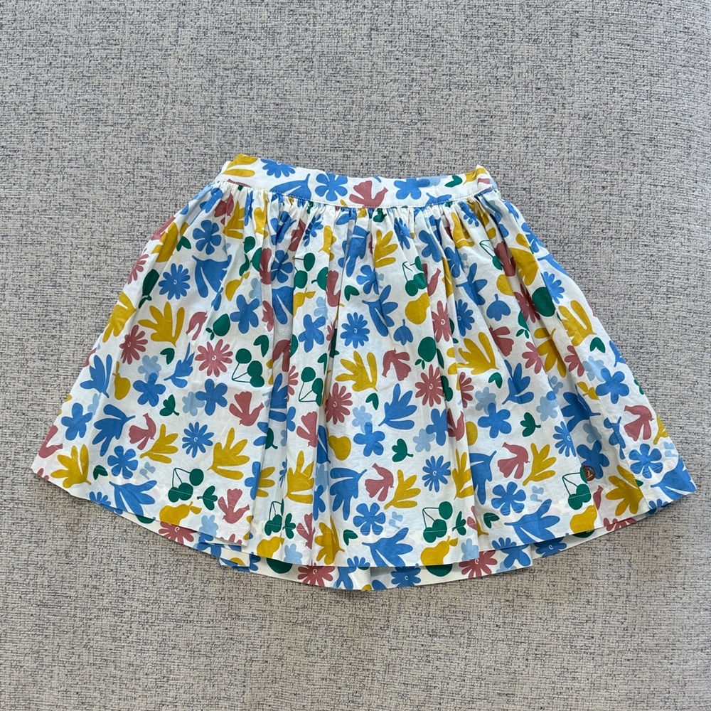 Petit Bateau Multicolor Floral Skirt